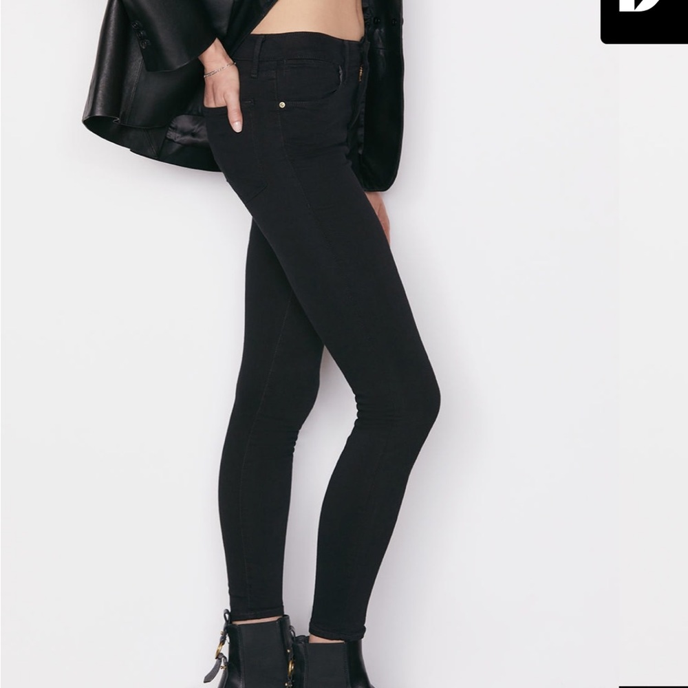 Frame Le High Skinny Jean - Black (FilmNoir) - sz25